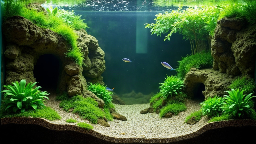 Snag-Free Hardscape for a Blind Cave Tetra Subterranean Biotope