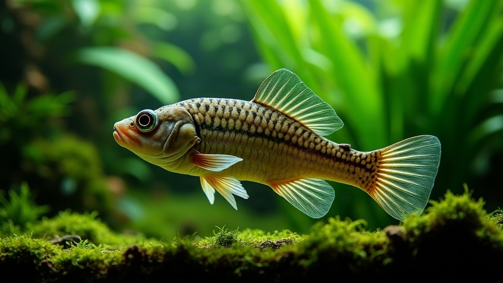 Keeping Asian Stone Catfish Visible in a Leaf-Littered Nano Tank